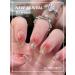 24Pcs/Set Press On Nails Medium Length Sparkling Pink Powder Blusher False Nails Acrylic Fake Nails Full Cover Nails Tips Artificial Finger Manicure Press on nails for Women and Girls - Buy Online on GoSupps.com