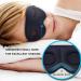 SEYA Luxury Sleep Eye Mask - 100% Light Blocking 3D Contoured Memory Foam Adjustable Strap - Skin Friendly Eye Shade for Men & Women - Buy Online on GoSupps.com