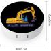 Cartoon Construction Car Contact Lens Travel Kit - Cute Portable Contact Box with Mirror for Outdoor Use - Buy Online on GoSupps.com