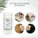 Nilaqua ECO Cleaning and Disinfectant Wipes for Surfaces & Hands - Multi Purpose Wipes Pastic Free Biodegradable Wet Wipes Kills UP to 99.9999% Germs - Canister of 100 Wipes 200mm x 200mm - Buy Online on GoSupps.com