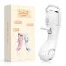 Sawjay Heated Eyelash Curlers ABS Material Includes Small Brush USB C Charging 3 Temperature Settings White