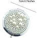Traziewell Travel Mirror Magnifying Personalised Round Pearly Diamonds Compact Pocket Mirrors for Purse Handbag Personalised Gifts JZ000225 Jz000225 Three Seats - Buy Online on GoSupps.com