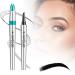 Waterproof 3D eyebrow pencil with 4 fork tips microblading eyebrow pencil hair drawing 4 point brow pen long-lasting natural eyebrow make-up (black)