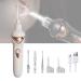 Electric Ear-Picking Artifact USB Charging Earwax Removal Tool Earwax Removal Kit for Kids Adults Visible Luminous Earwax Cleaner Digging Ear Spoon White