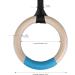Wooden Gymnastic Rings Set - 15ft Adjustable Straps - 32mm - Perfect for Cross-Training, Gymnastics, Strength Training, Pull Ups & Dips (Set of 2) - Buy Online on GoSupps.com