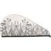 Floral Herbs Botanical Engraving Coral Velvet Dry Hair Cap - Unisex Wet Towel Wrap for Bathroom Pool Party & Beach Accessory - Buy Online on GoSupps.com