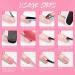ROSALIND White Pink Gel Nail Polish Set 2PCS 15ML - Soak Off Solid Gel - Spring Summer Colors - DIY at Home - 0.5 Fl Oz (Pack of 2) - Buy Online on GoSupps.com