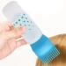 Gomice Scalp Oil Applicator Bottle Applicator Brush with Graduated Scale Hair Oiling Applicator Bottle for Hair Dye Oil Comb Precise for Scalp and Hair Care Blue
