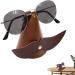 Shop Eseico Nasal Glasses Holders | Funny PU Leather Beard Glass Stands for Home & Travel - Buy Online on GoSupps.com