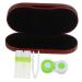 Healeved 1 set of case for sports glasses travel contact lenses etui travel accessories contact lens container for the outdoor area glasses case hard shell precision bracket applicator travel puu