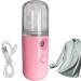 Facial Steamer - Deep Cleaning Cordless Moisturizing Face Steamer - Travel Cordless Face Steamer With 30ml Water Tank for Home Bedroom Pink - Buy Online on GoSupps.com