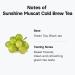 OSULLOC Sunshine Muscat Cold Brew Tea Sweet Muscat flavored iced tea Hydration Tea Packets (20ea 1.76oz) - Buy Online on GoSupps.com