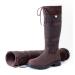 Elite Rhinegold riding boots "Brooklyn" made of leather ideal for stable position when performing dogs in the area of size 6.5 (EU40) Brown
