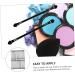 Healeved 90 Pcs black blush makeup eyeshadow sponge wooden handle eye makeup brushes - Buy Online on GoSupps.com
