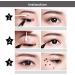 Eyeliner Stamp Double-Head Stamp Eyeliner 2 in 1 Double-Head Waterproof Liquid Eyeliner Pen Make-Up Tool Black Heart - Buy Online on GoSupps.com
