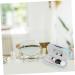 Buy Homsfou Double-Layer Glasses Case - 2 in 1 PU Contact Lens Container & Terrarium Sunglasses Case - Safe Filigree Hard Shell Holder for Glasses & Contacts | International Shipping Available - Buy Online on GoSupps.com