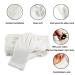 Plain White 100% Cotton Gloves for Eczema - 24 Pairs Small Bulk Dry Hand Therapy Gloves for Women - Moisturizing Night Sleeping Gloves - Buy Online on GoSupps.com