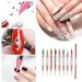 Dual End Rhinestone Pen Tool Nail Rhinestone Picker Dotting Tool Diamond Painting Dotting Pen Nail Art Dotting Pen Pick Up Applicator Dual Tips Dotting Pen Beads for DIY Nail Art Crafts (F) - Buy Online on GoSupps.com