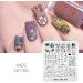 Alexnailart Nail Stamping Plates | Nail Art Templates & Design Tools for Perfect Manicures - SKY 005 - Buy Online on GoSupps.com
