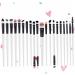 Baluue 20pcs Eyeliner Eyeshadow Brush Kit Eyelash Kits Portable Makeup Brush Makeup Accessories Eye Makeup 15.50X1.50X1.50CM As Shown - Buy Online on GoSupps.com
