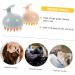 Tovinanna 4-Piece Shampoo Massage Brush Set | Silicone Scalp Massager & Hair Care Accessories Japanese Style Travel Essential for Daily Use - Buy Online on GoSupps.com