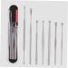 Beaupretty 7pcs Stainless Steel Ear Wax Removal Tool Kit - Effective Ear Cleaner Set for Safe Ear Care & Hygiene - Buy Online on GoSupps.com