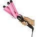 Trademark Beauty Babe Waves 3 Barrel Curling Iron Hair Waver 1 Inch Quick Heat Adjustable Temperature Hair Curler Perfect Beach Waver Hair Styling Tools 25mm Standard Ceramic Wand Pink 3 Barrel (1 Inch) - Buy Online on GoSupps.com