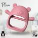 Infatot Silicone Chipmunk Teething Mitten for Babies - CM Plum | Baby Teether Glove to Prevent Finger Sucking - Buy Online on GoSupps.com