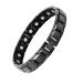 Jeracol Titanium Steel Magnetic Bracelets for Men Magnetic Wristband with Ultra Strength Magnets Wristband Length Adjustable Magnetic Brazaletes with Free Links Removal Tool & Gift Box Black