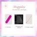 Colorful False Nails - 24pcs Short Acrylic Press On Nails with Glue|French Ballet Design for Women and Girls - Buy Online on GoSupps.com