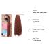 ZRQ 24 Inch Ginger Soft Locs Crochet Hair - 6 Packs Pre-looped Goddess Locs Curly Wavy 350 Crochet Locs. Synthetic Copper Red Afro Roots Dreadlocks Hair Extensions - Buy Online on GoSupps.com