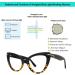 Voogueme Cat Eye Reading Glasses for Women - Stylish Blue Light Blocking & UV Protection - 1.00X Strength - Buy Online on GoSupps.com