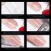 XXL Coffin No C Curve Nail Tips Clear Acrylic Extra Long Coffin Nails (500pcs) for Nail Salons & DIY Art | SITELENABY - Buy Online on GoSupps.com