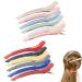 Drake Hair Clips Rainbow Duck Clips Colorful Hair Clips Drake Duck Clips For Hair No Crease Duck Billed Hair Styling Clips (12pcs One Size) 12pcs One Size