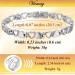Vicmag Titanium Steel Magnetic Bracelets for Women - 3500 Gauss Heart Design Gift with Distance Tools - Buy Online on GoSupps.com