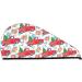 Watercolor Red Truck Microfiber Hair Towel - Soft Super Absorbent Coral Velvet Quick Dry Wrap for All Hair Types - Buy Online on GoSupps.com