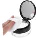 VINTORKY Powder Puff Holder Case with Puff Loose Containers Travel Cosmetic Containers Makeup Puff Pot Black - Buy Online on GoSupps.com