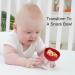 Baby Teething Toys for 3 Months+ Sucking Needs with Clip to Attach on Cloth. Mombella Baby Teethers for Infants Soft Silicone BPA Free Chew Toy for Babies Baby Show Gifts for Newborn Red - Buy Online on GoSupps.com