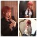 Aicos Anime Long Pink Red Cosplay Braids Wigs for Women + Free Cap - A-Magenda - Buy Online on GoSupps.com
