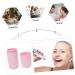 iPetboom Travel Toothbrush Storage Box & Toothpaste Case - Pink Raccoon Holder 20.5x6cm - Perfect for Outdoor Adventures & International Shipping - Buy Online on GoSupps.com