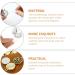 Healeved 50pcs Round Aroma Pads Essential Oil Diffuser Locket Necklace Refill Pads Pendant Perfume Oil Jewelry Oil Pads Humidifier Accessories for Car Room Office White 30mm - Buy Online on GoSupps.com