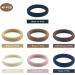 Yovell Hair Bobbles 40 PCS - Soft Seamless Hair Bands for Women & Girls - No Damage Ponytail Holders - Neutral Colours - Buy Online on GoSupps.com