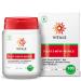 Vitals Folate 5-MTHF - 400mcg folic acid with Quatrefolic 100 capsules. For pregnancy vegan.