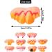 Shop Dificato Funny Gnarly Teeth - 2 Pieces of Ugly Vampire Dentures for Halloween Costumes & Gag Props - Buy Online on GoSupps.com