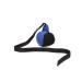 Dingo Gear Training Toy Ball 9 cm black and blue with handle 65 cm French material nylcott training game Apport igp obedience S02815 Small ball with handle blue