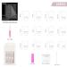 WOOXDYUK Nail Art Set - 24 Medium French Tip Press-On Nails with Jelly Glue Nail Rub Alcohol Pack & Remover | Perfect for Stunning Nail Designs - Buy Online on GoSupps.com