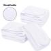 Whaline Spa Facial Headband - 4 Pack Terry Cloth Stretch Towel for Bath, Makeup & Sport in White - Buy Online on GoSupps.com