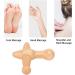 Premium Cross-Shaped Wooden Trigger Point Massager | Best Pressure Point Therapy Tool for Pain Relief - Buy Online on GoSupps.com