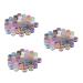 Beavorty 90 pcs Dust Cosmetic Eyeshadow Mineral Shadow Eye Powder Pearl Shimmer Makeup Multi-colors Pigments