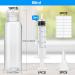 10 Empty Travel Flashing Containers with Folding Lids | Cosmetic Bottles Set with Funnel Pipette & Labels for Travel - Buy Online on GoSupps.com